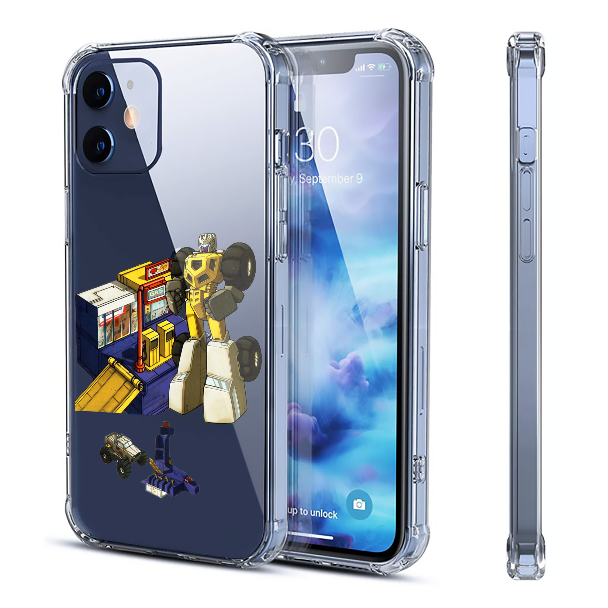 （画像用）  【iPhone 12シリーズ対応】透明スマホケース（クリアソフトケース）